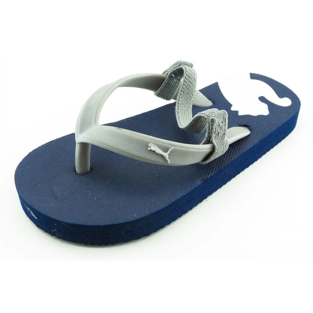 PUMA Toddler Sz 10-11Medium Gray Flip‎ Flops Synthetic